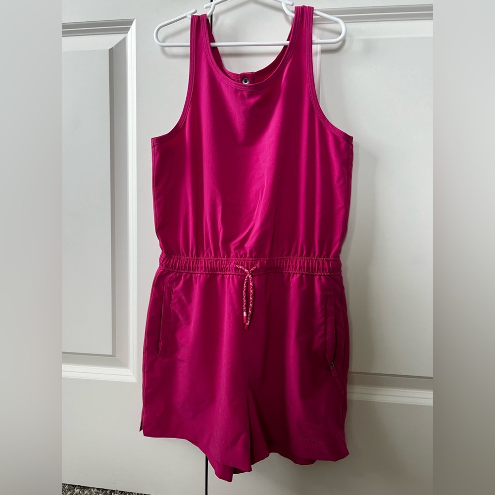Athleta Girl On the Go Romper size M 8-10